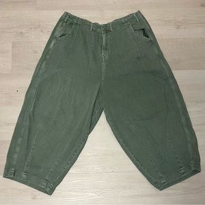 Jaded London Urban Outfitters Oversized Pants Wide Leg 36 Inch Green